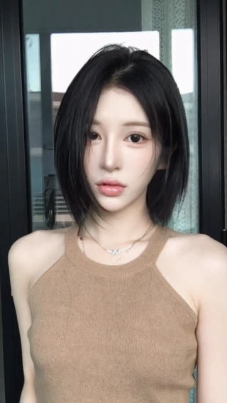아 단발 괜히 했어